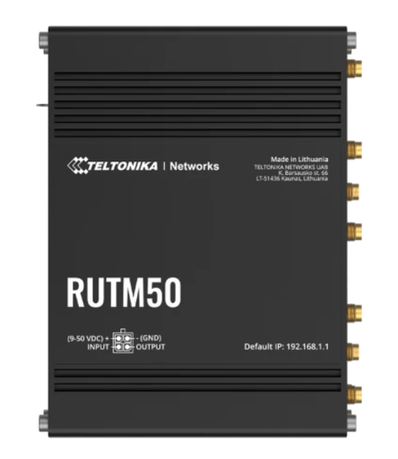 [Teltonika RUTM50] Teltonika RUTM50 - 5G router, w/CAT19 LTE